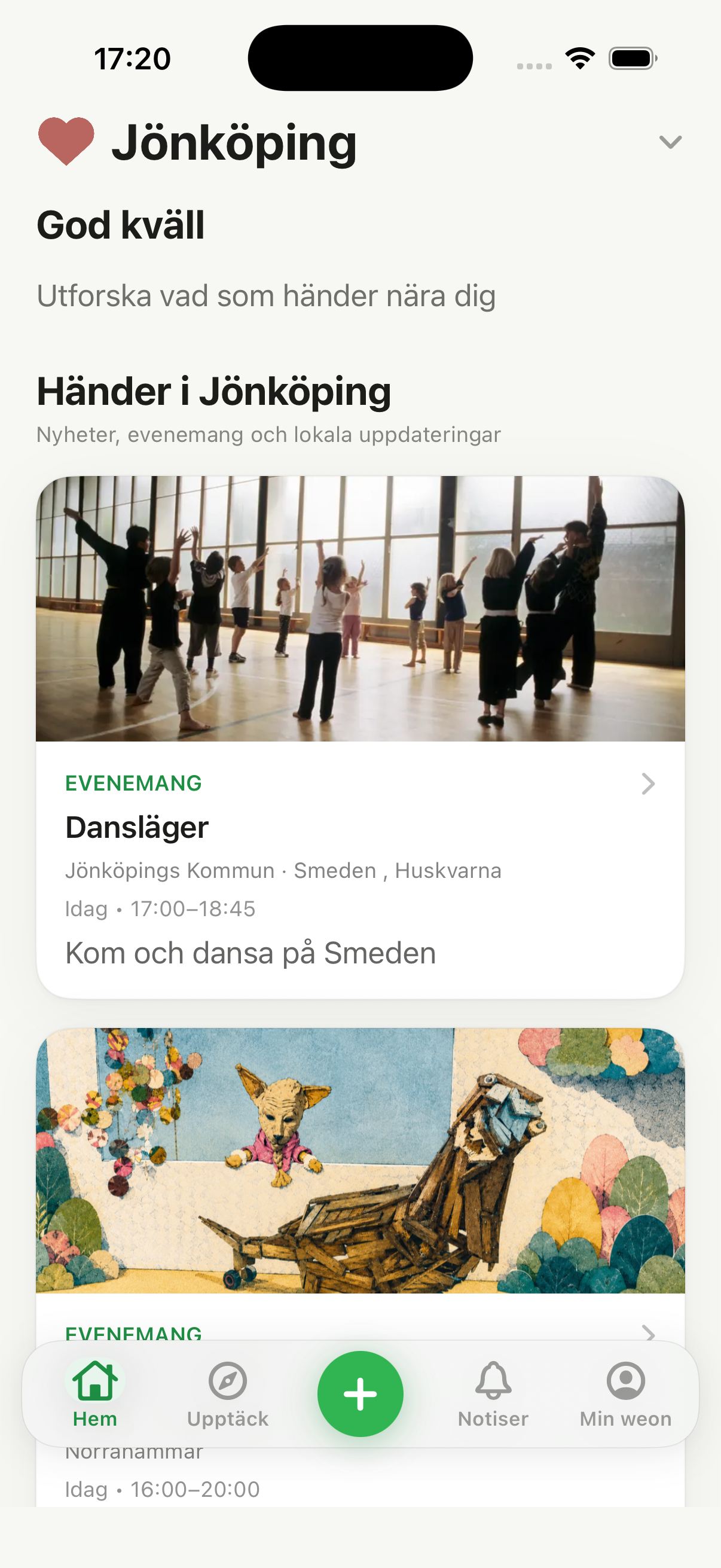 weon Companion på iPhone